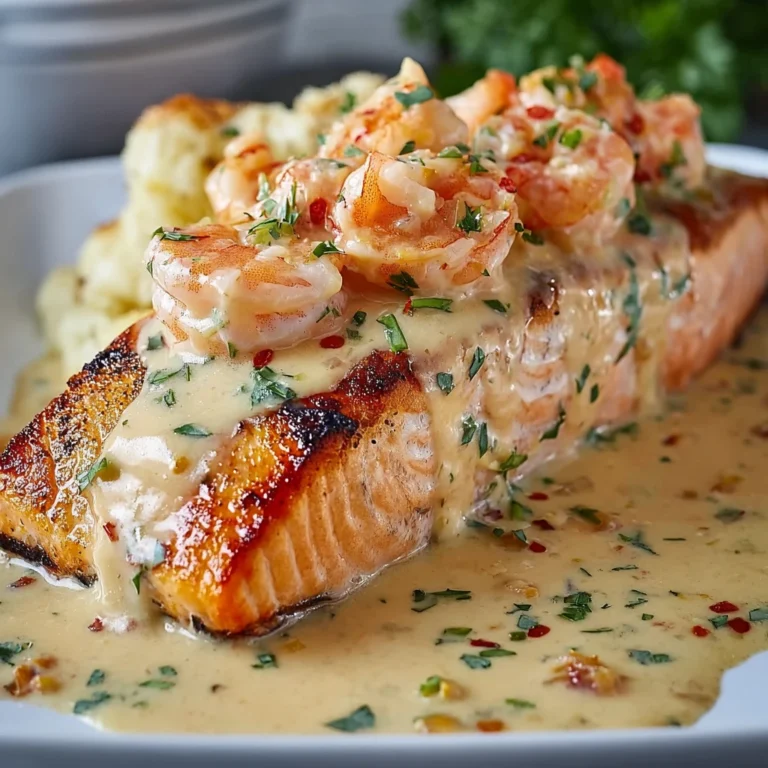 Crab Shrimp Stuffed Salmon Recipe