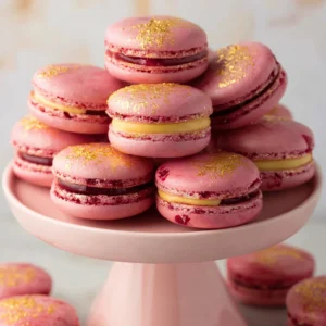 Cranberry Orange Macarons