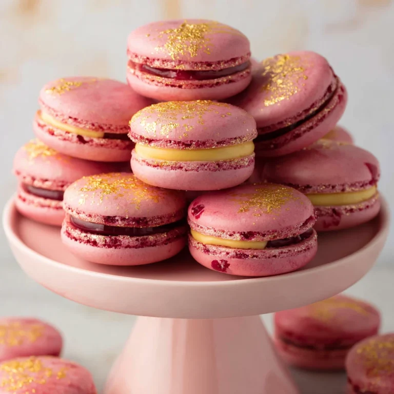 Cranberry Orange Macarons