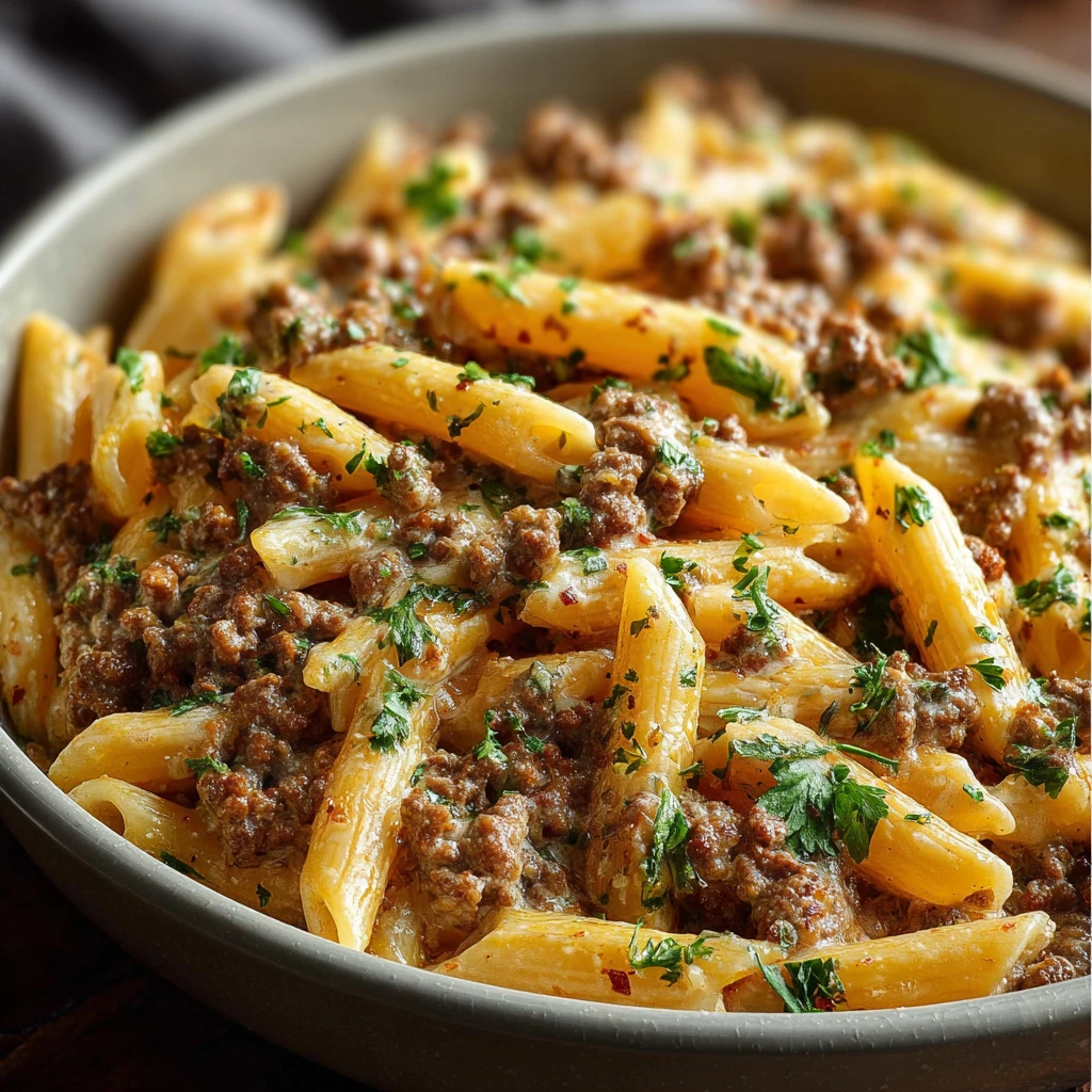Creamy Beef Pasta Recipe Comfort Food Busy Nights