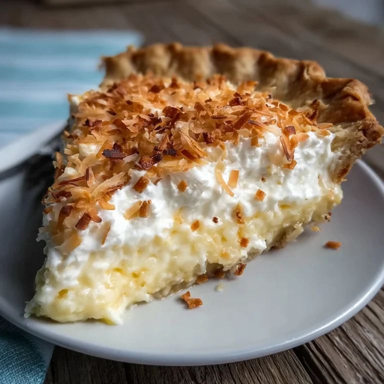 Creamy Coconut Cream Pie Recipe Homemade Toasted Flakes