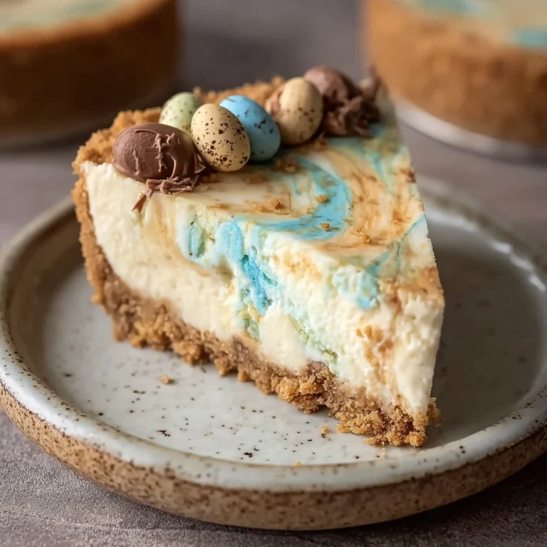 Creamy Nobake Robins Egg Cheesecake Recipe Delicious
