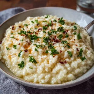 Creamy Parmesan Risotto Recipe Easy Homemade Tender Velvety Texture