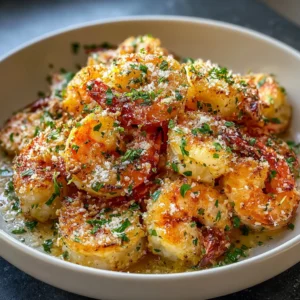 Crispy Air Fryer Garlic Parmesan Shrimp – Easy & Delicious!