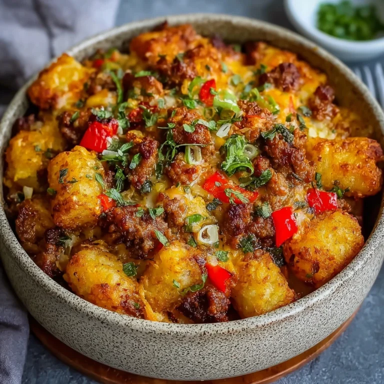 Crispy Breakfast Potato Casserole Sausage Peppers Recipe Perfect
