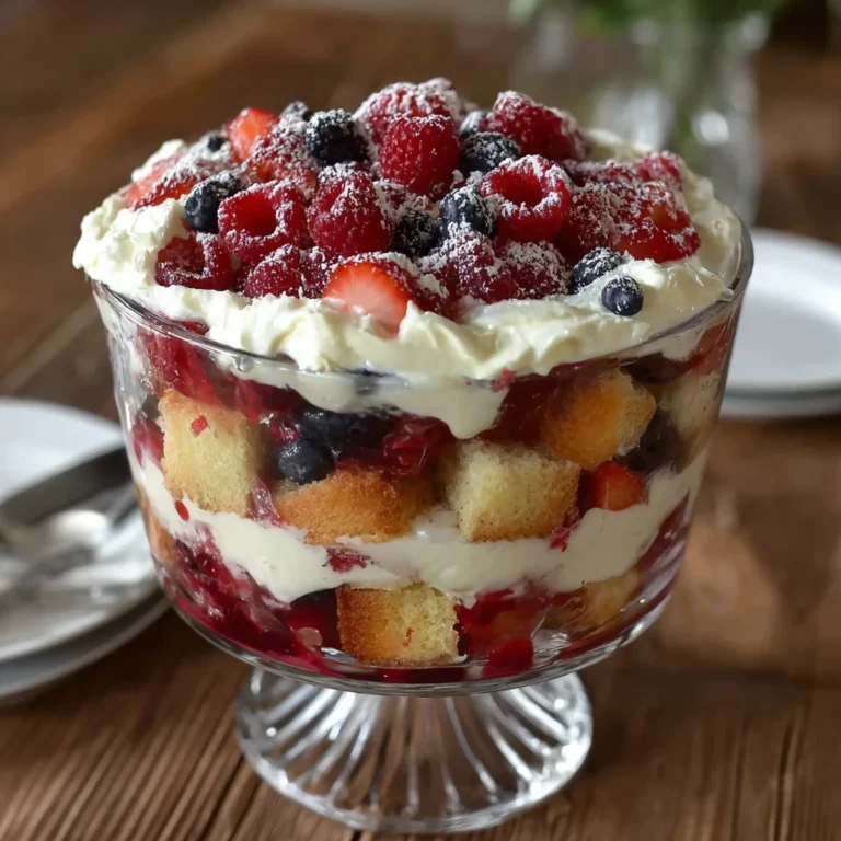 Delicious Berry Trifle Recipe Homemade Creamy Mascarpone Layers