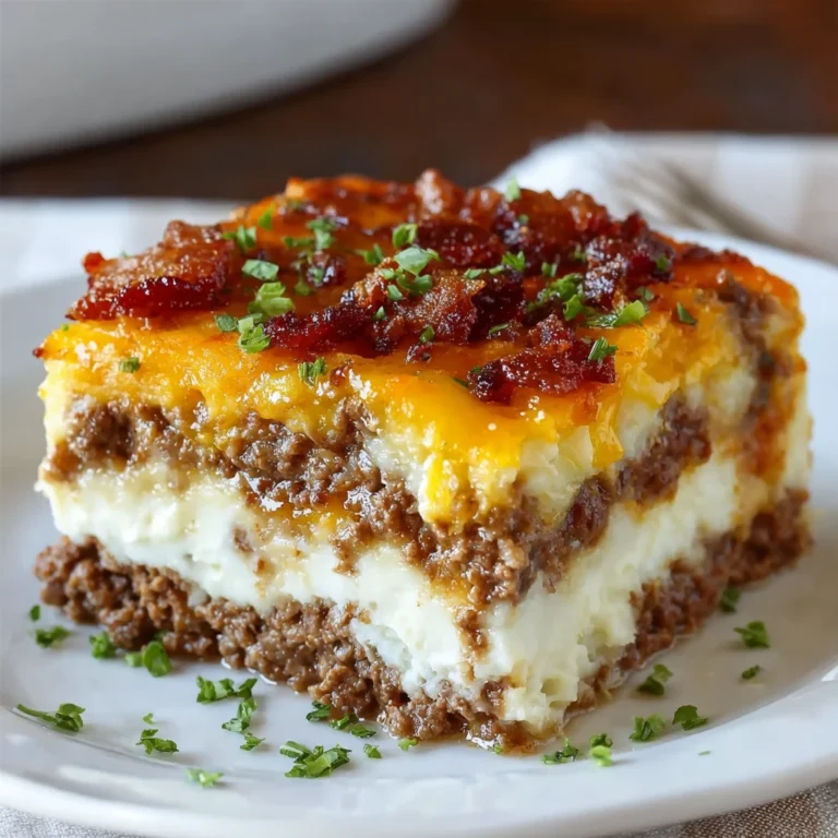 Delicious Low Carb Beef Bacon Cheeseburger Casserole Recipe