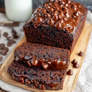 Double Chocolate Loaf Cake (Super Moist)