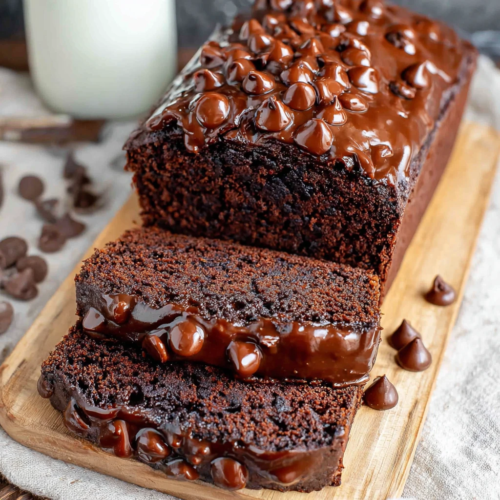 Double Chocolate Loaf Cake Super Moist