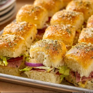 Easy Italian Sliders Recipe