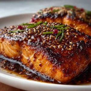 Easy Miso Glazed Salmon Recipe with Sesame Seeds Perfect for Dinner