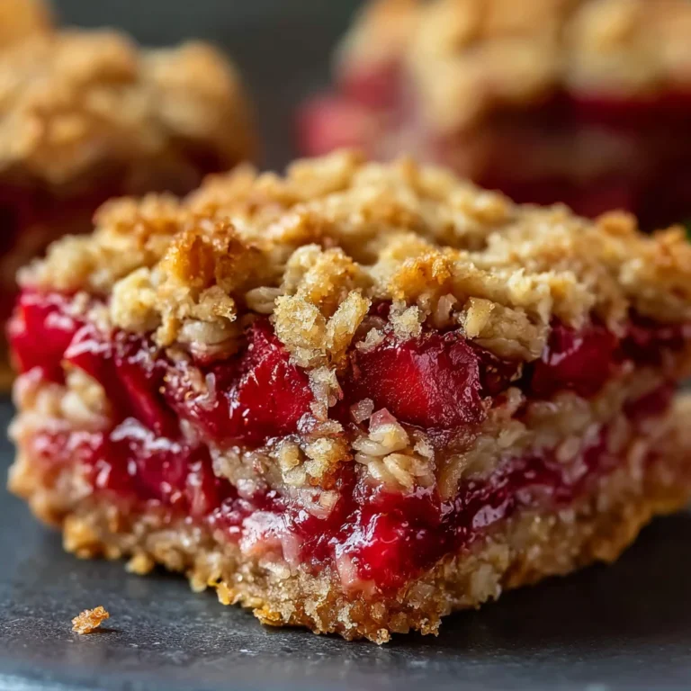 Tangy Rhubarb Crisp Recipe Perfect Crunchy Oat Topping