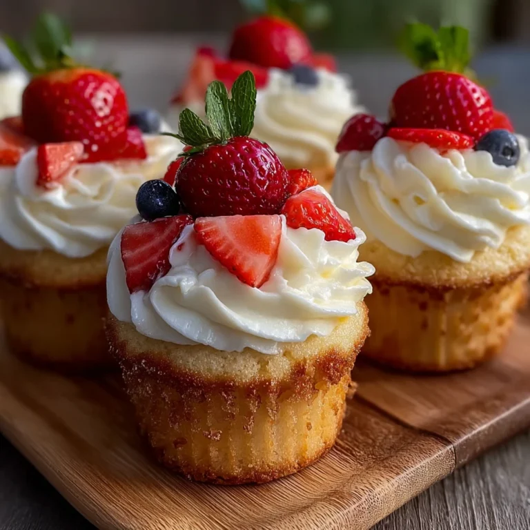 Fluffy Strawberry Shortcake Cupcakes Recipe Homemade Fresh Berry