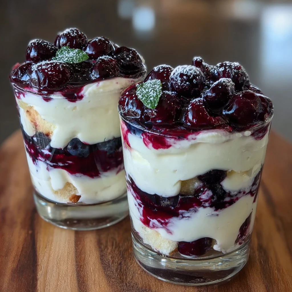 Fresh Lemon Blueberry Parfaits Recipe Homemade Creamy Layered