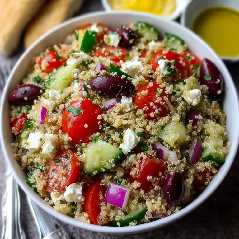 Fresh Mediterranean Quinoa Salad Recipe Homemade Crisp Veggies