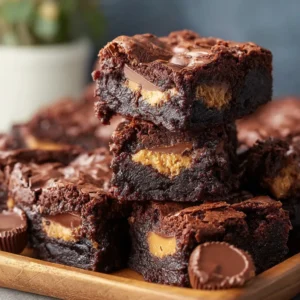 Fudgy Reese’s Peanut Butter Cup Brownies Recipe 5 Easy Steps to Perfect Homemade Treats