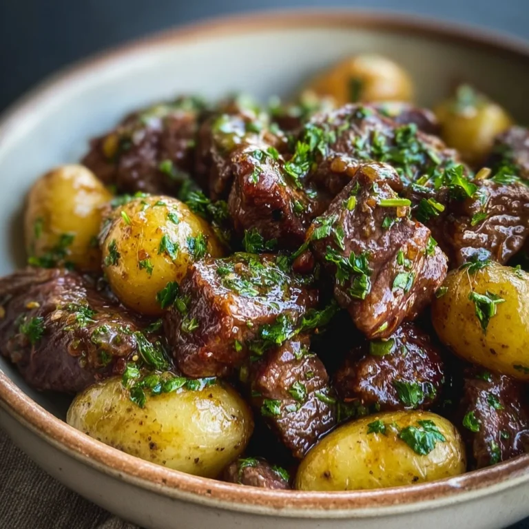 Garlic Butter Beef Bites Potatoes Goto Weeknight Meal