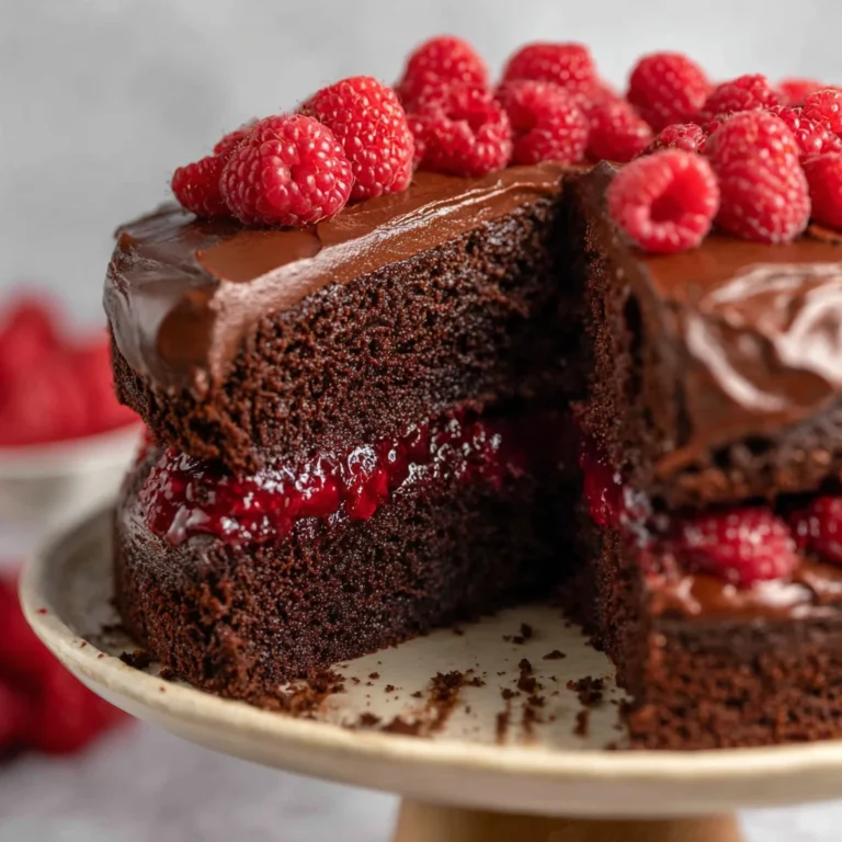 Gluten Free Raspberry Chocolate Cake