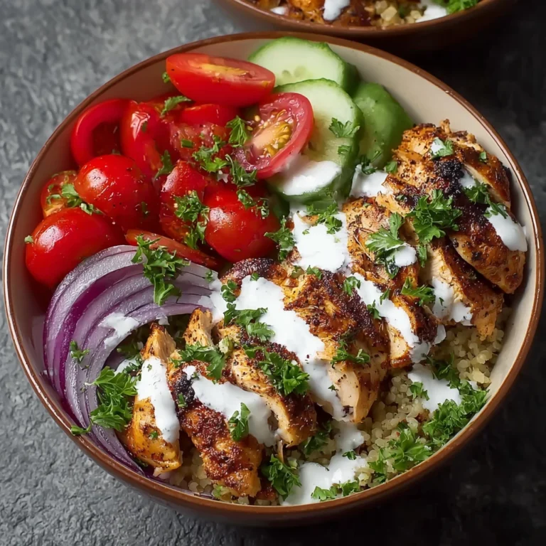 Healthy Chicken Shawarma Bowls