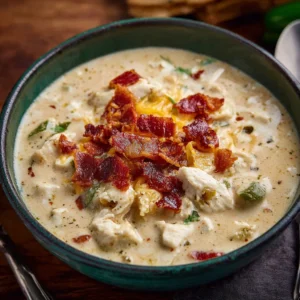 Jalapeño Popper Chicken Soup