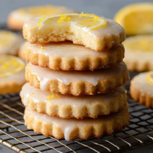 Lemon Shortbread Cookies Recipe