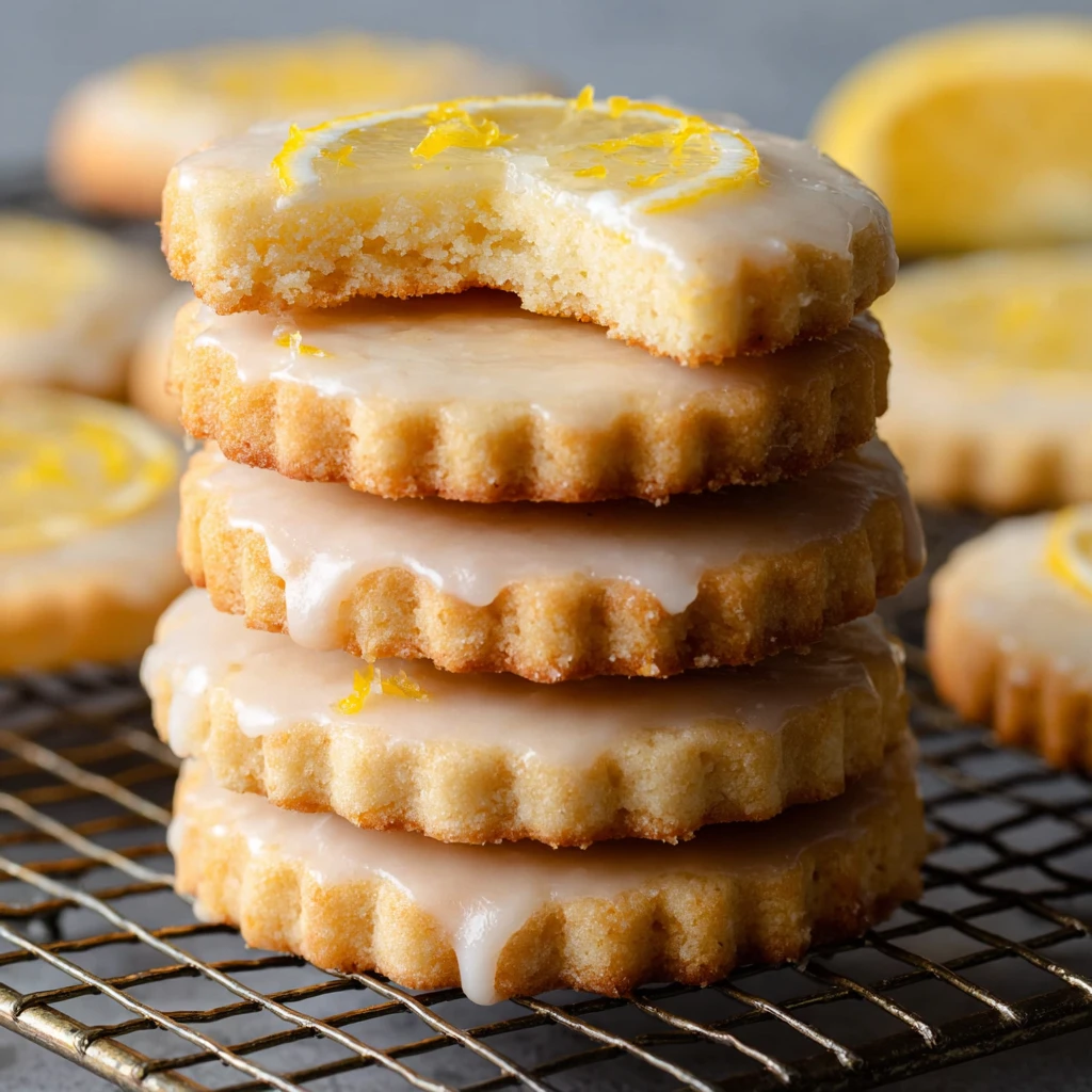 Lemon Shortbread Cookies Recipe