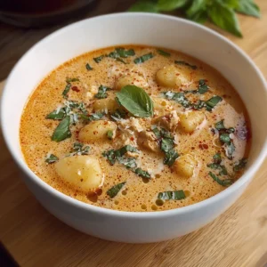 Marry Me Chicken Gnocchi Soup
