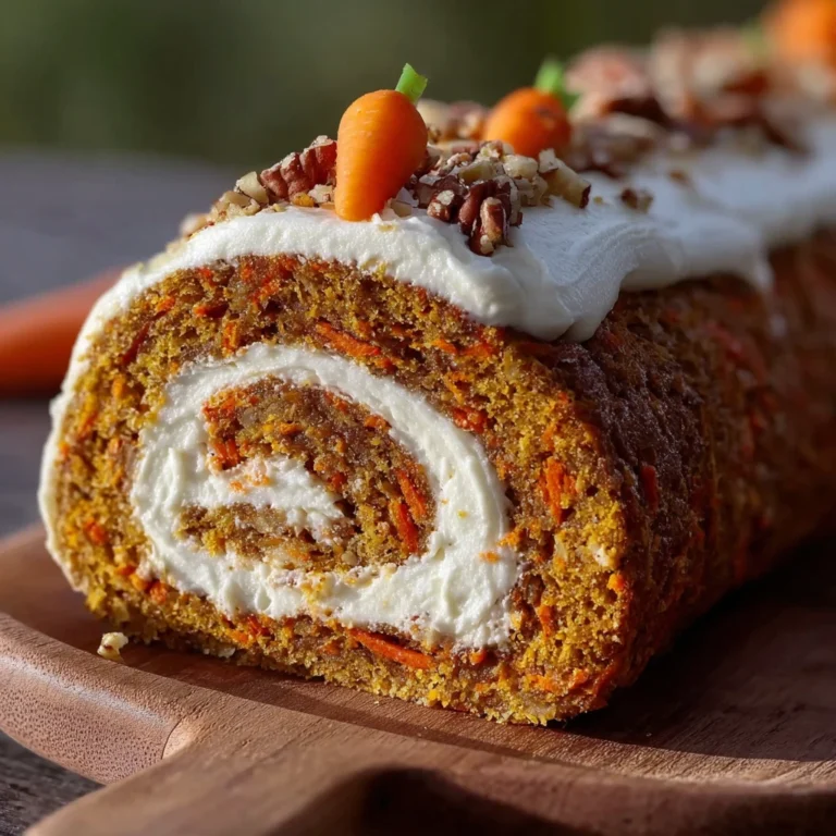 Moist Carrot Cake Swiss Roll Recipe Homemade Cream