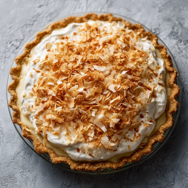 Nocook Coconut Pie
