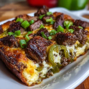 Philly Cheesesteak Casserole Recipe Easy Cheesy Layered Comfort Meal
