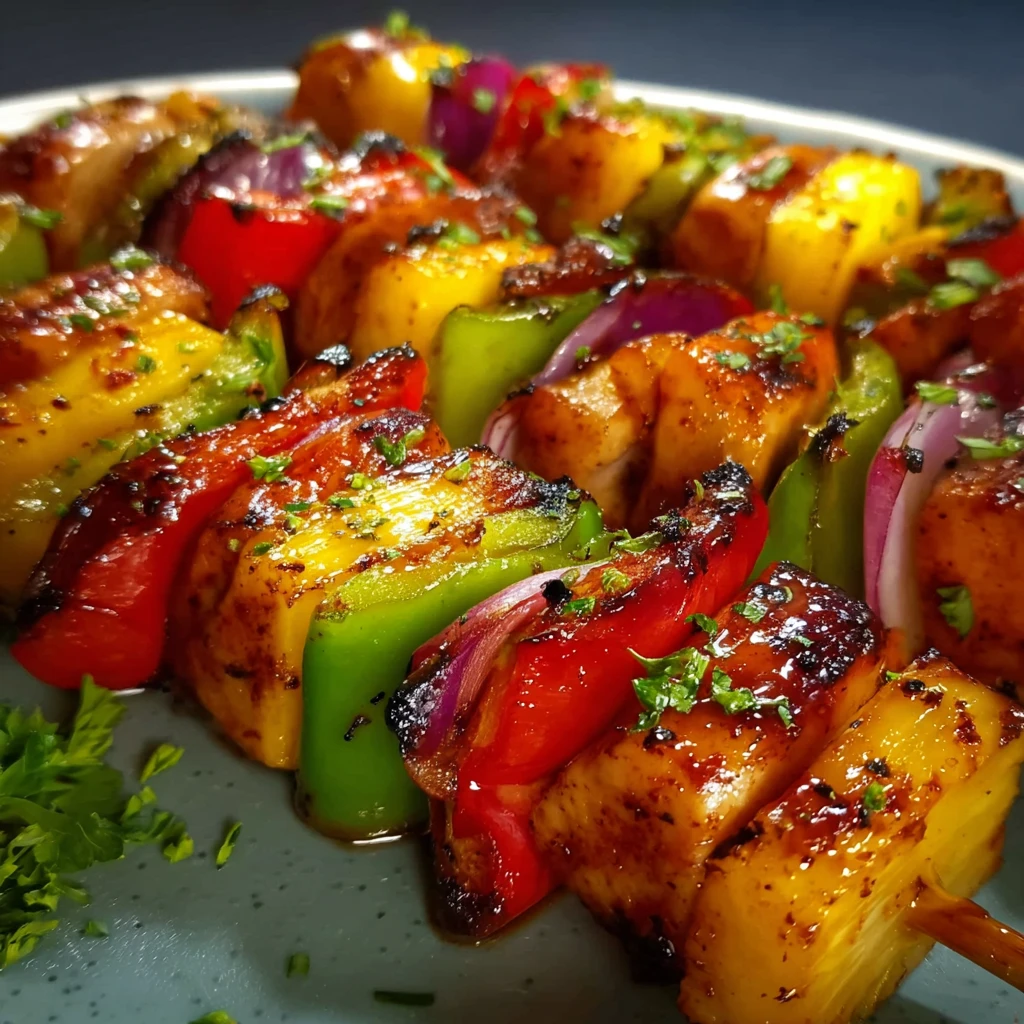 Pineapple Chicken Kabobs