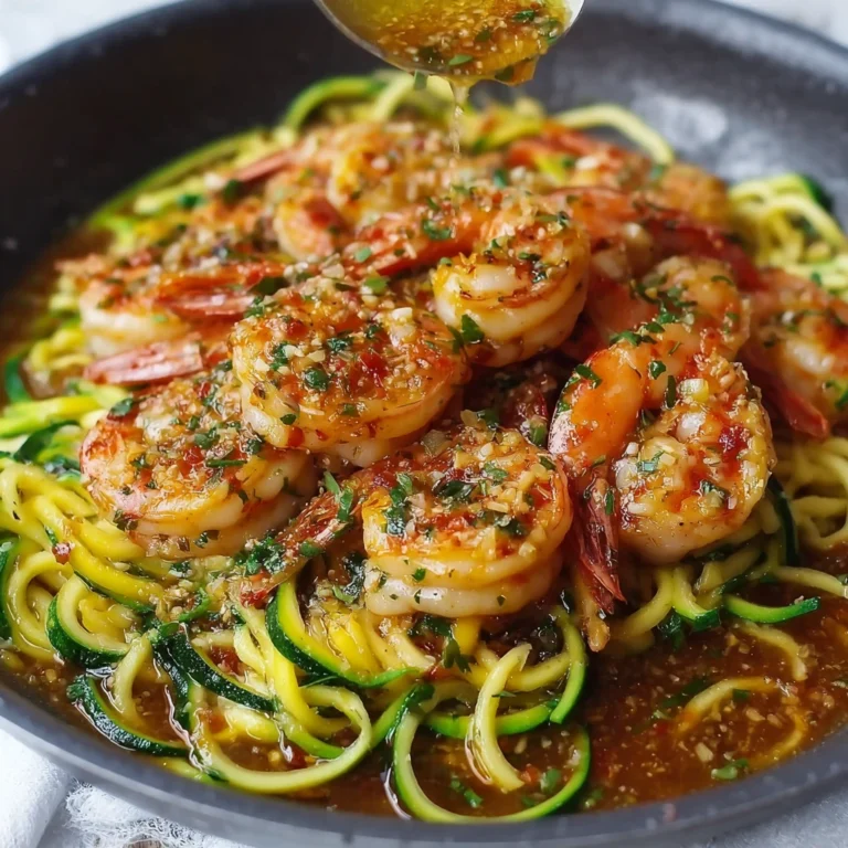 Garlic Shrimp Recipe Lemon Butter Zucchini Noodles Healthy