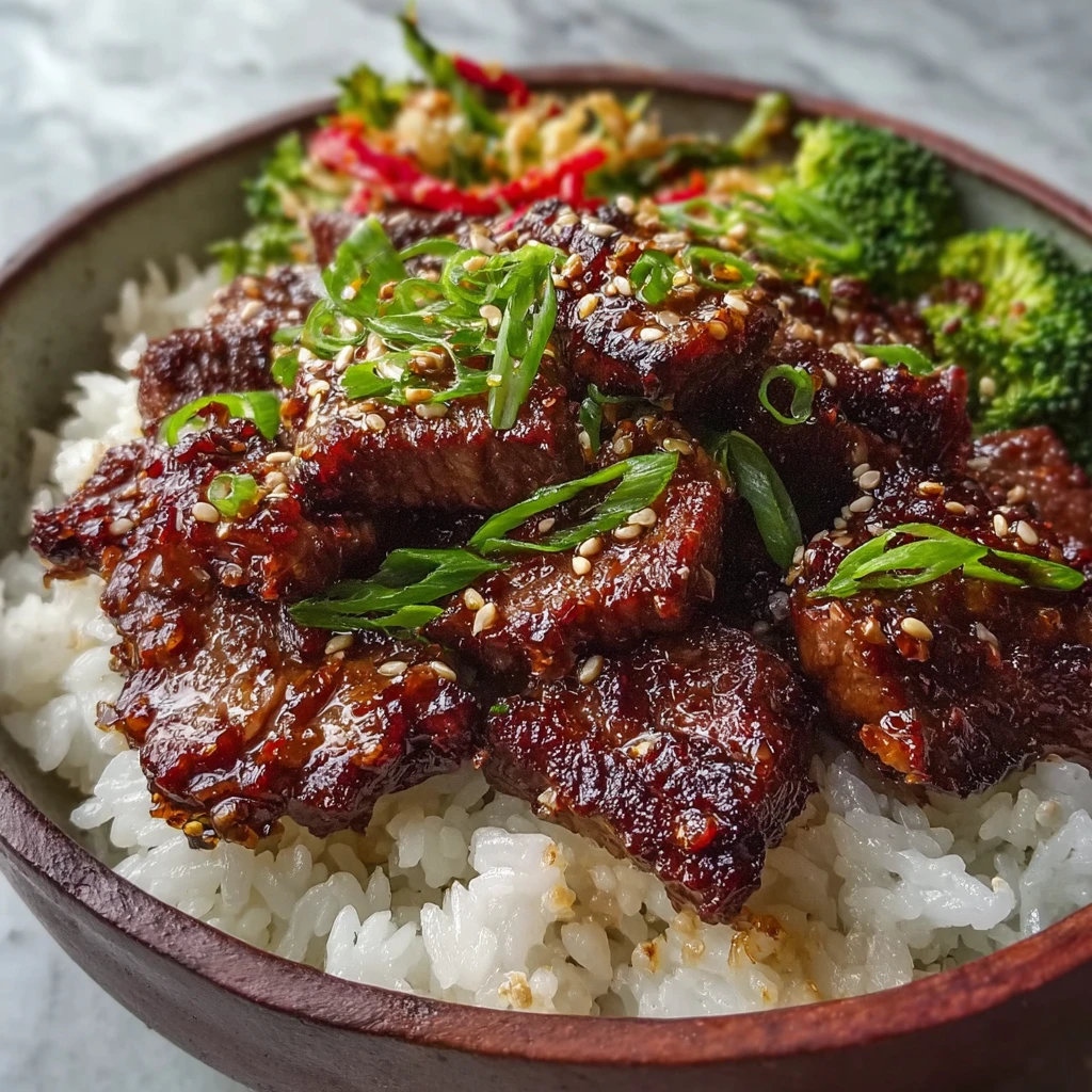 Korean Beef Bowl Recipe Savory 30minute Dinner
