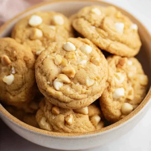 Salted Honey White Chocolate Macadamia Nut Cookies