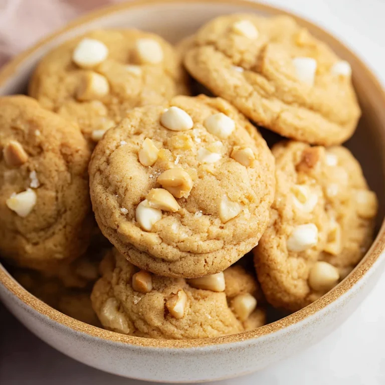 Salted Honey White Chocolate Macadamia Nut Cookies