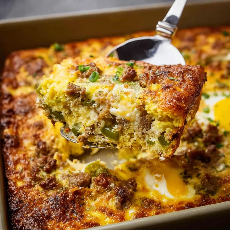 Sausage Egg Cheese Casserole