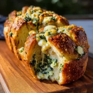 Savory Crescent Roll Easter Bunny Bread Recipe with Easy Spinach Dip Filling