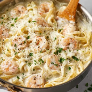 Shrimp Fettuccine Alfredo