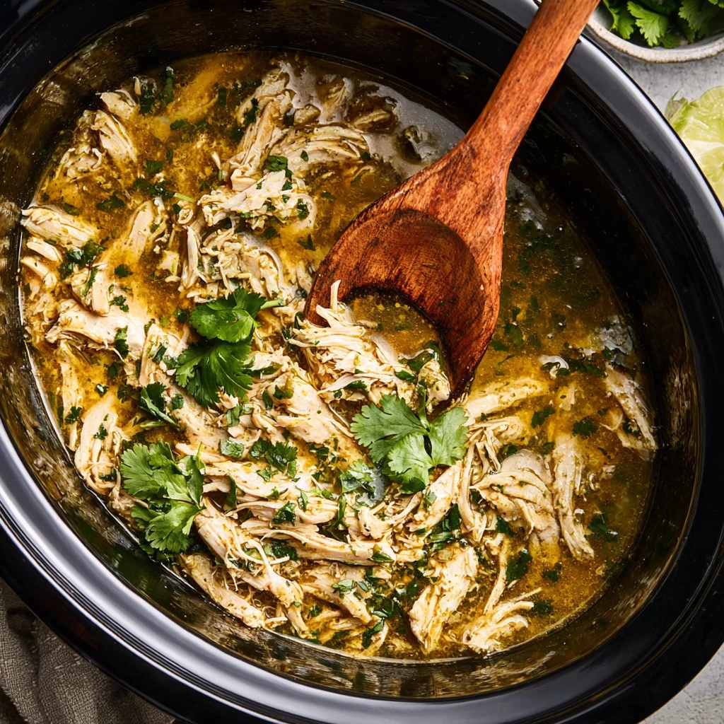 Slow Cooker Salsa Verde Chicken