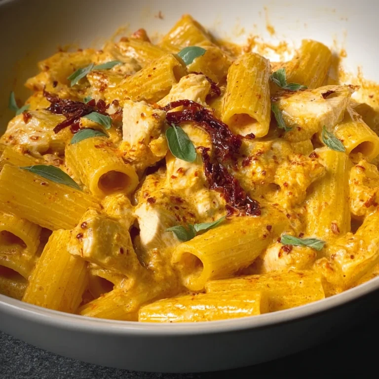 Spicy Chicken Mozzarella Pasta