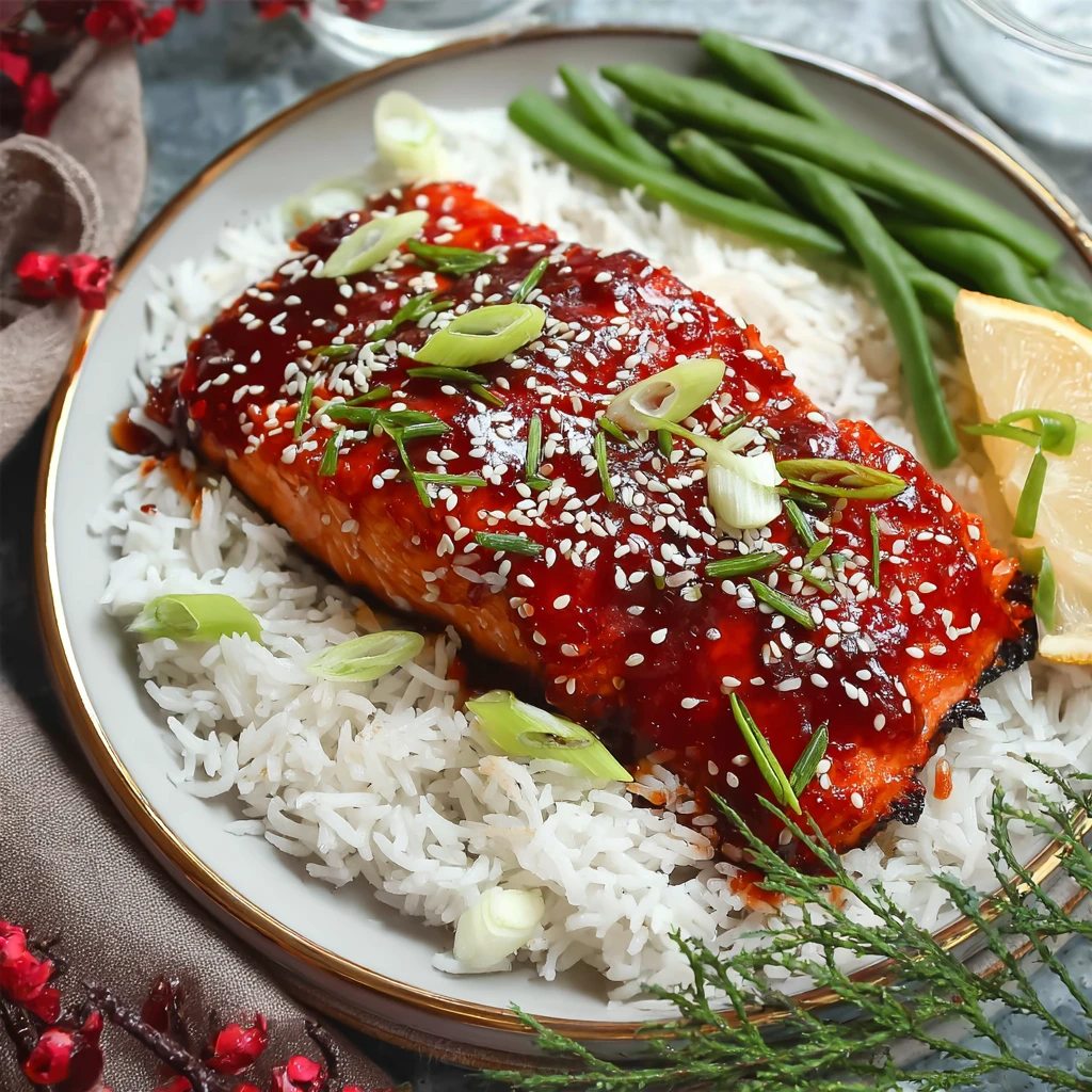Spicy Gochujang Salmon Korean