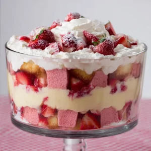 Strawberry Cheesecake Trifle