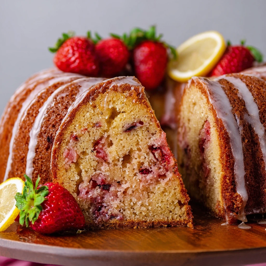 Strawberry Lemonade Cake