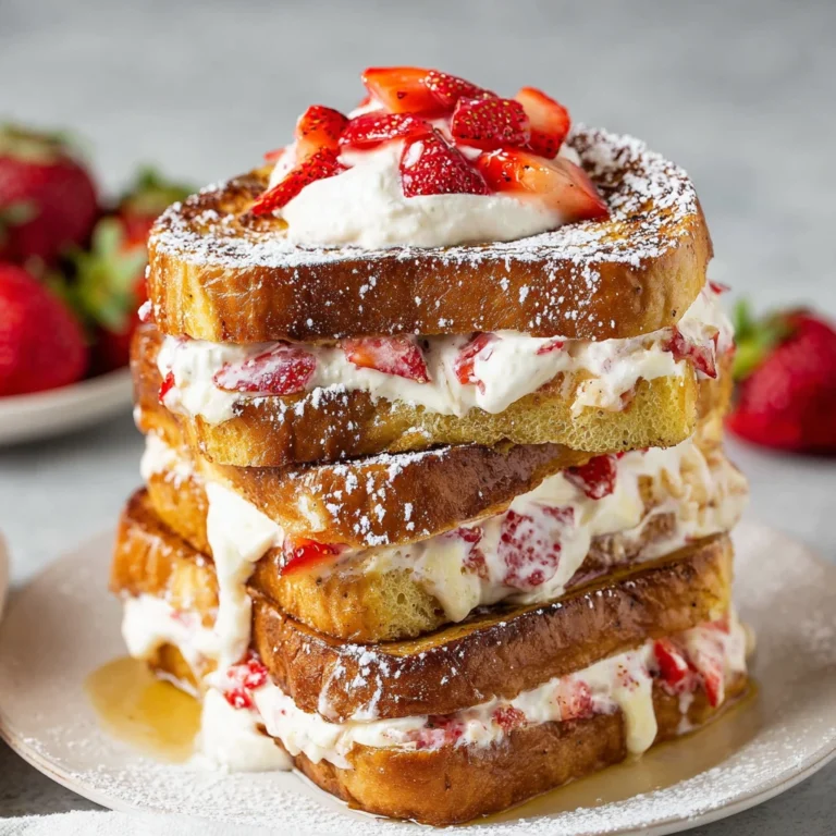 Strawberry Stuffed French Toast