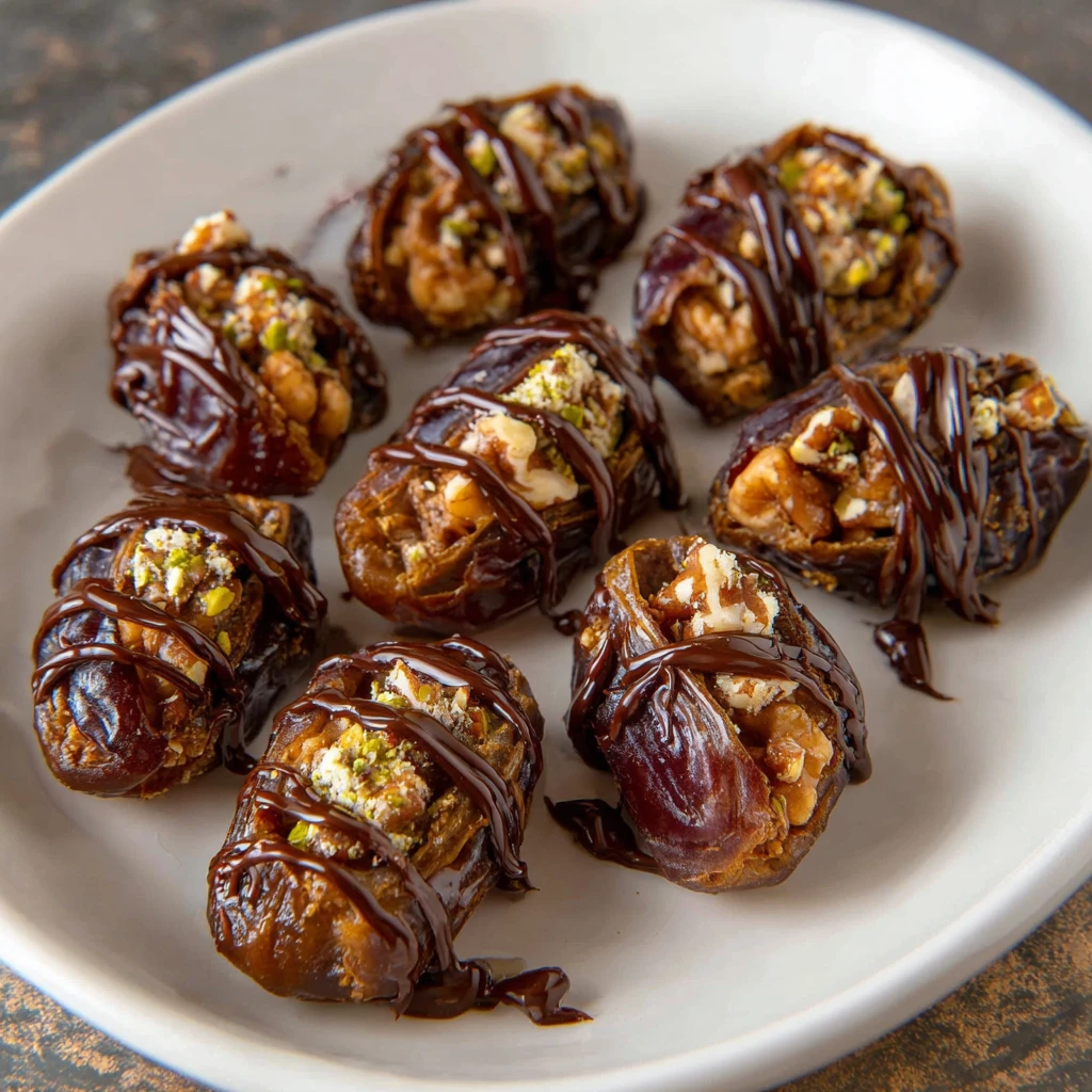 Stuffed Dates Baklavastyle