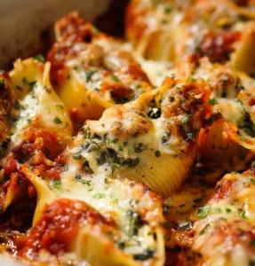 Stuffed Shells With Spinach