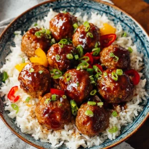 Sweet and Sour Meatballs - 30 minutes Dinner