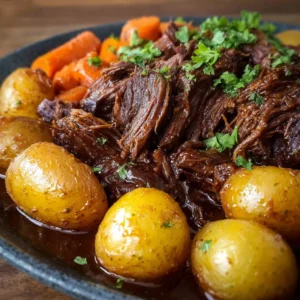 Tender Instant Pot Pot Roast with Vegetables Easy Homemade Recipe for Perfect Comfort Food