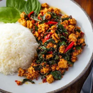 Thai Basil Tofu (Tofu Pad Krapow)