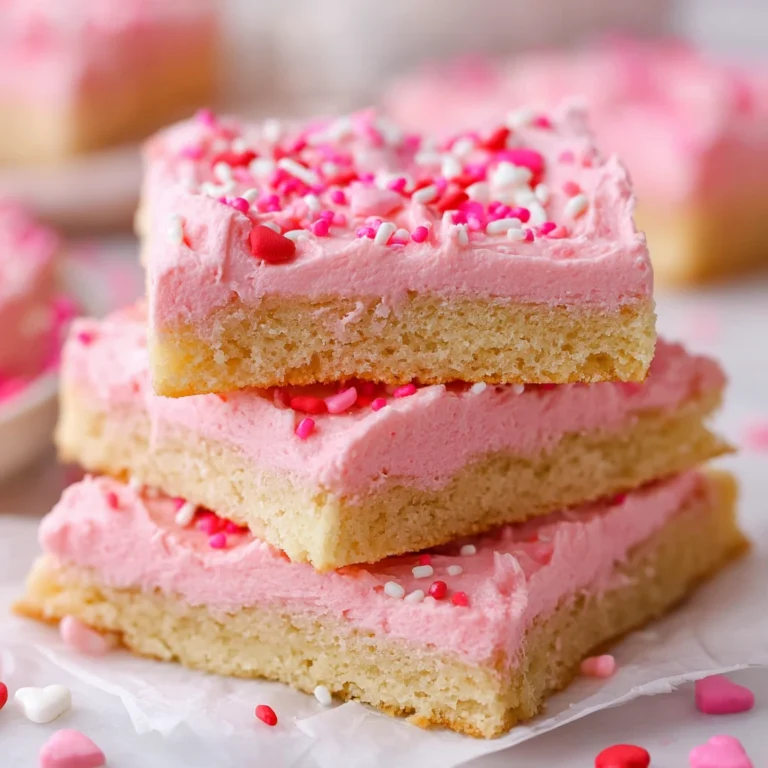 Valentines Day Sugar Cookie Bars